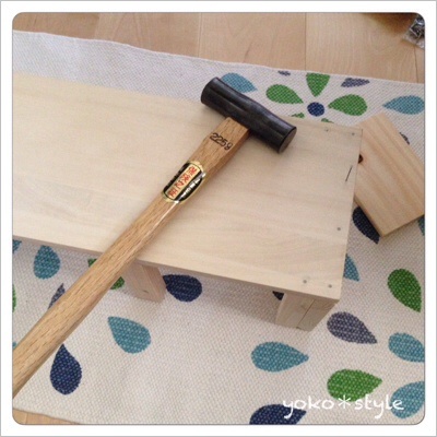洗濯機横のDIY*5