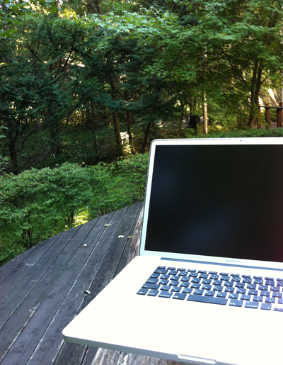 修行のお伴にMacBook Pro