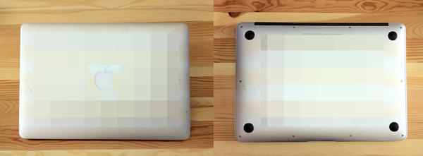 ねこ先生の汚いMacBook Air 13