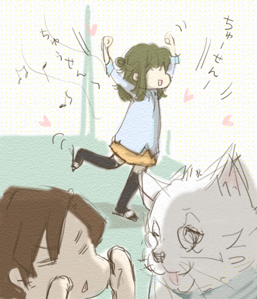 リンあれ一周年プレゼント企画にたくさんの応募があって浮かれるユコびん。