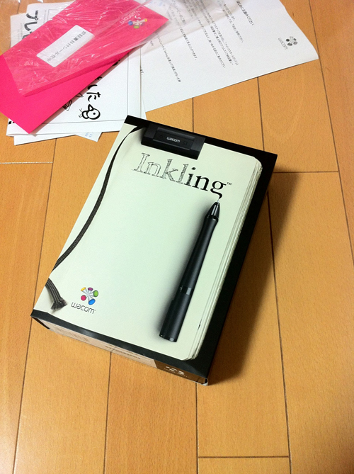 Wacom デジタルスケッチペン「Inkling(インクリング)MDP-123」届きました
