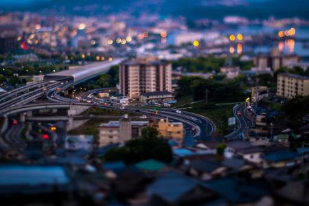 佐世保インター付近のジオラマ!